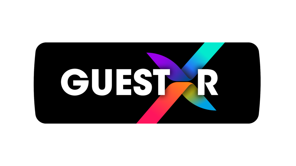 GuestXR logo.