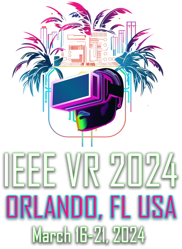 The IEEE VR 2024 Logo | Verticle with Date
