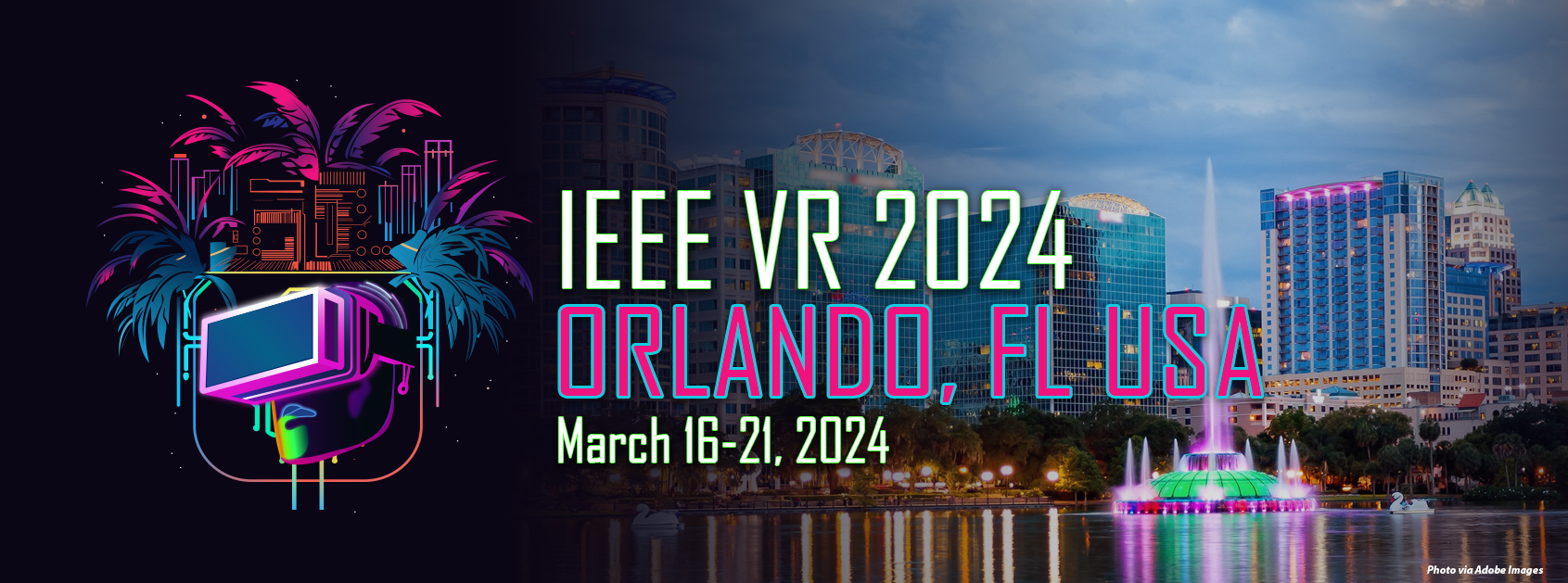 The IEEE VR 2024 Logo | Banner