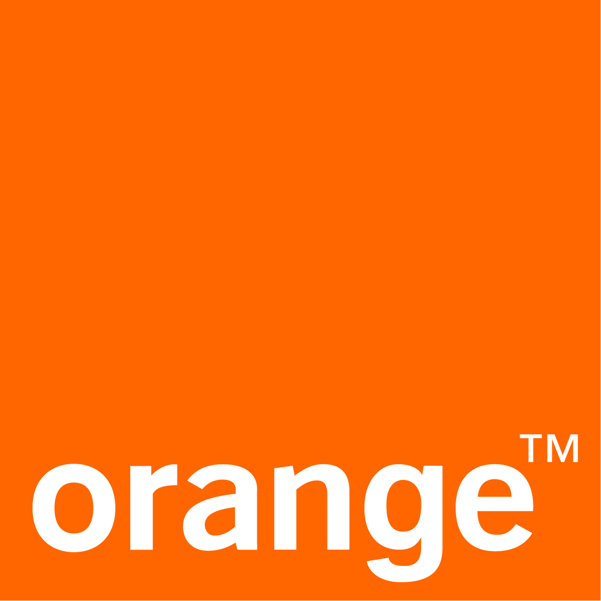 Orange logo.