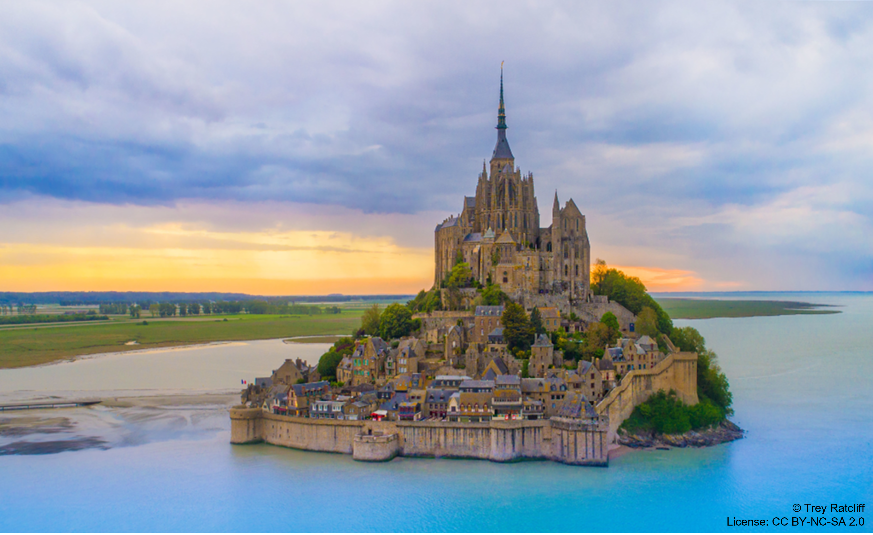 Photo of the Mont Saint Michel.